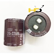 Tụ Hóa Phân Cực - Tụ Điện 22000Uf 35V Màu Nâu Đỏ