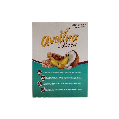 Cereal Avelina Golden Bar Banana Coco 132Gr  