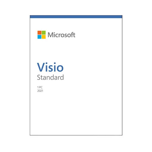 Phần mềm Microsoft Visio Std 2021 Win All Lng PK Lic Online DwnLd C2R NR (D86-05942)