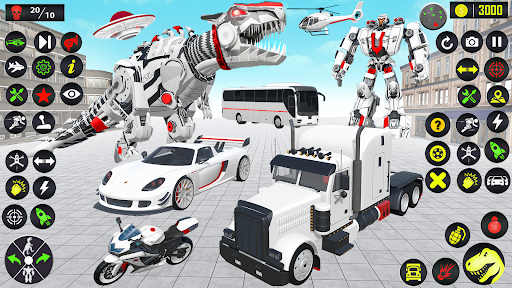 Screenshot Dino Transform Robot Car Game