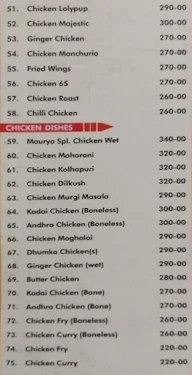 Mourya Hotel menu 1