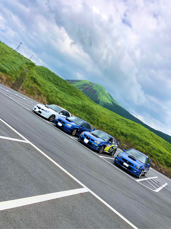 インプレッサ WRX STIの熊本県は災害に強い県！・SUBARU family・スバルサイン・シェイクダウン・阿蘇の絶景に関するカスタム事例の投稿画像4枚目