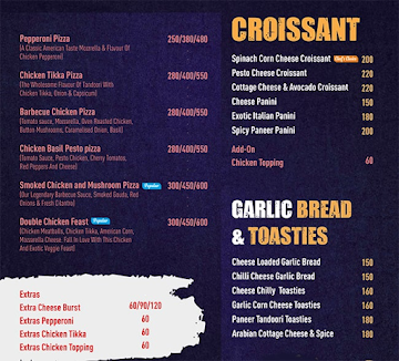 Pokket Cafe menu 