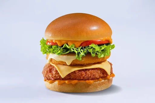 Lord Cheesynator Chicken Burger