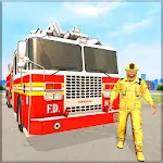 Cover Image of Download Firefighter Truck Driving Simulator  APK