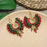 Woven Jade Bead Crystal B