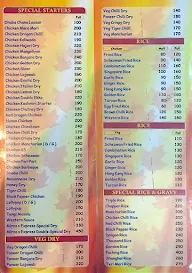 Mirza's Express menu 1