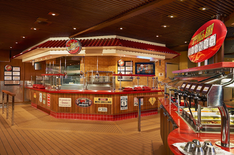 Some days you just need a really good burger. On Carnival Vista, you'll find the best at Guy's Burger Joint.