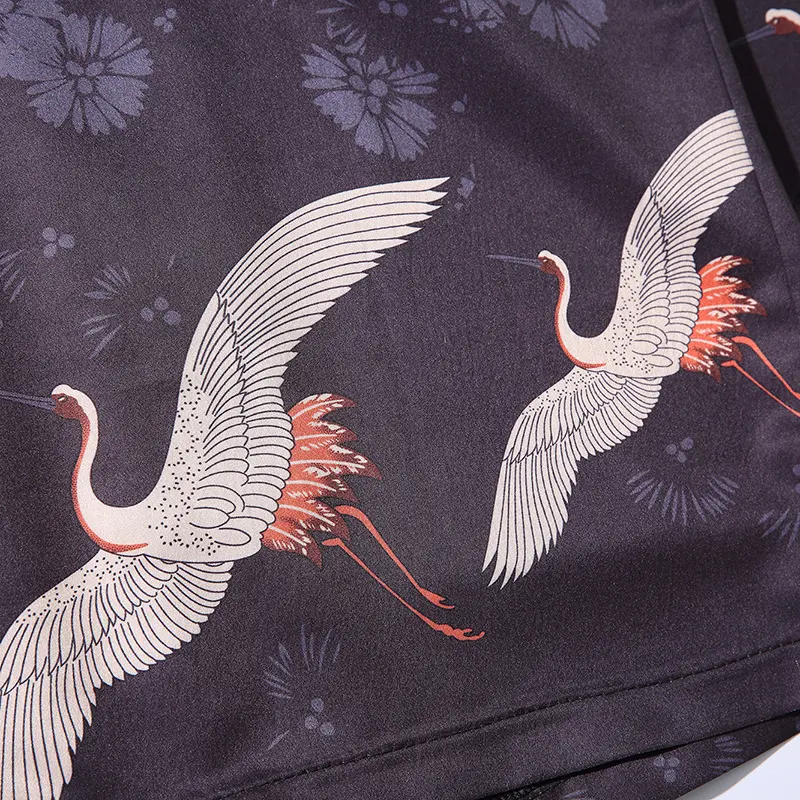 Japanese printed thin cardigan robes and kimono