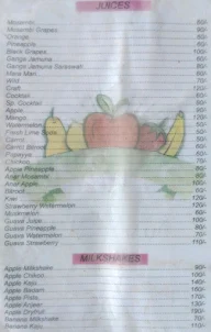 Mumbai Central Juice & Snacks Centre menu 6