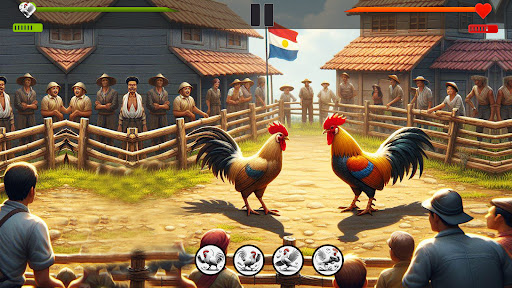 Screenshot Farm Rooster Fighting Chicks 1