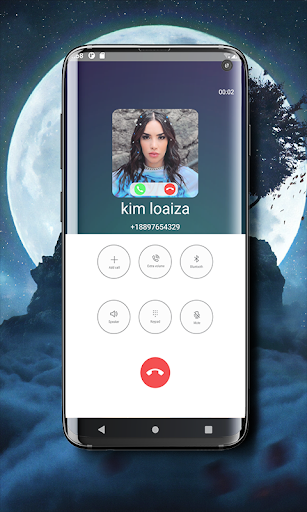 Screenshot Kim Loaiza Fake Video Call