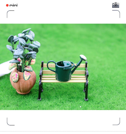 Title 6, Mini Food Toy Model Mini Lacy Watering Can Perf...