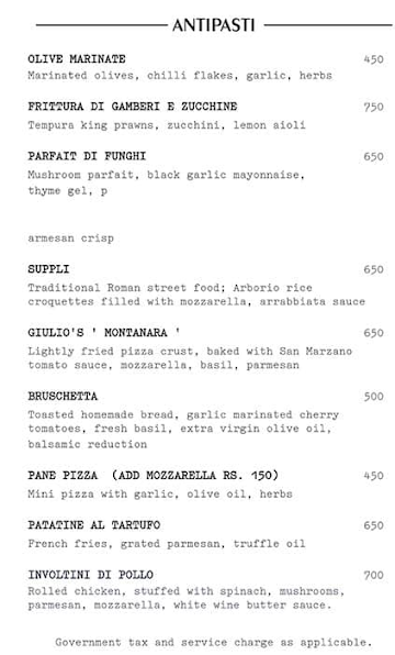 Gustoso menu 