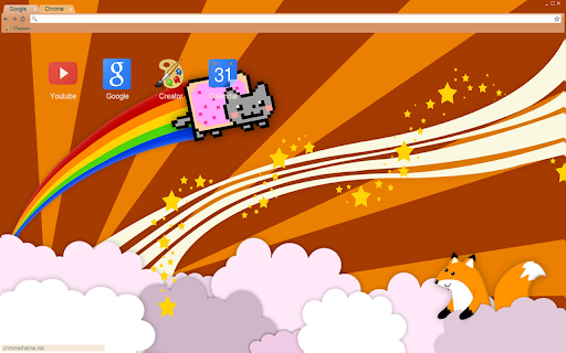 Cartoon: Nyan Cat theme 1680x1050