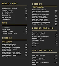 Amritsari Fusion menu 2