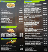 Hotel President's Khana Khazana menu 5