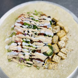 Veg Stir Fry Tofu Burrito
