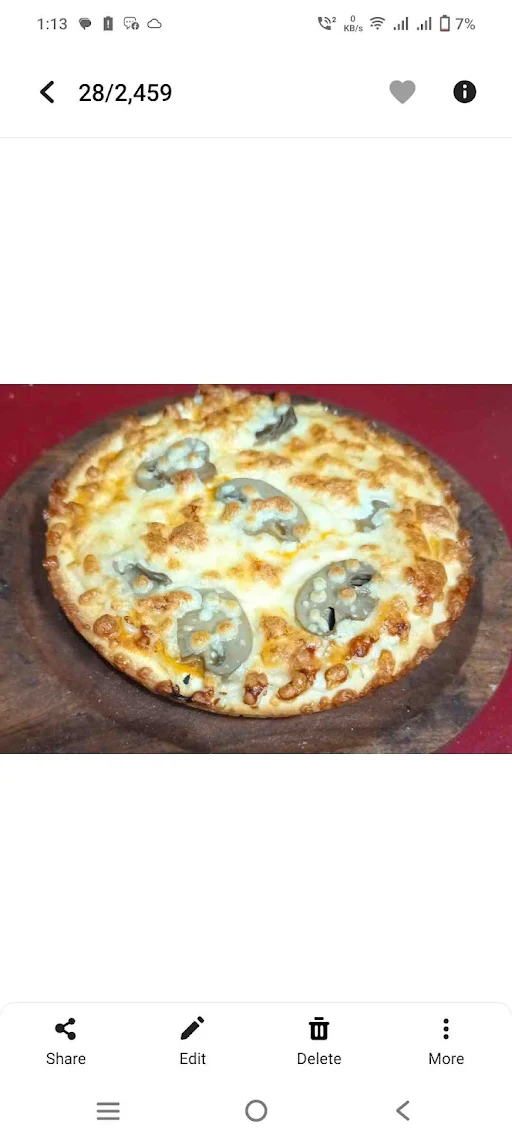 Mushroom Pizza [6 Inches]