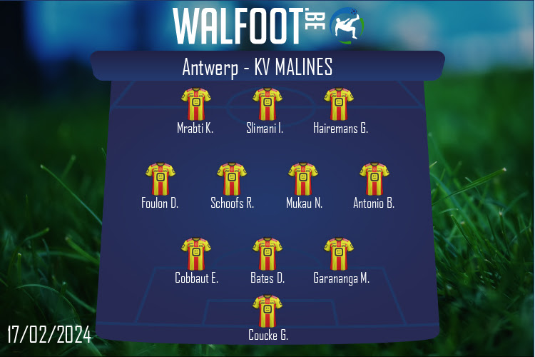 Composition KV Malines | Antwerp - KV Malines (17/02/2024)