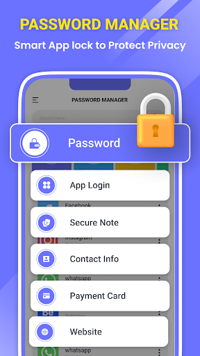 Screenshot Password Manager App