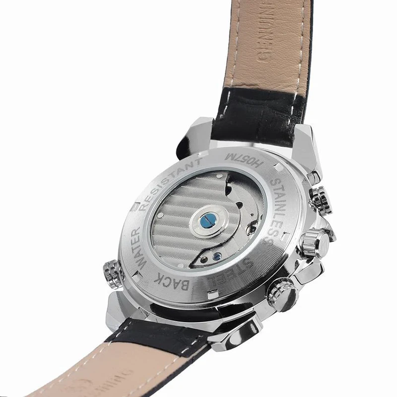 Title 4, Montre homme automatique mécanique Tourbillon l...