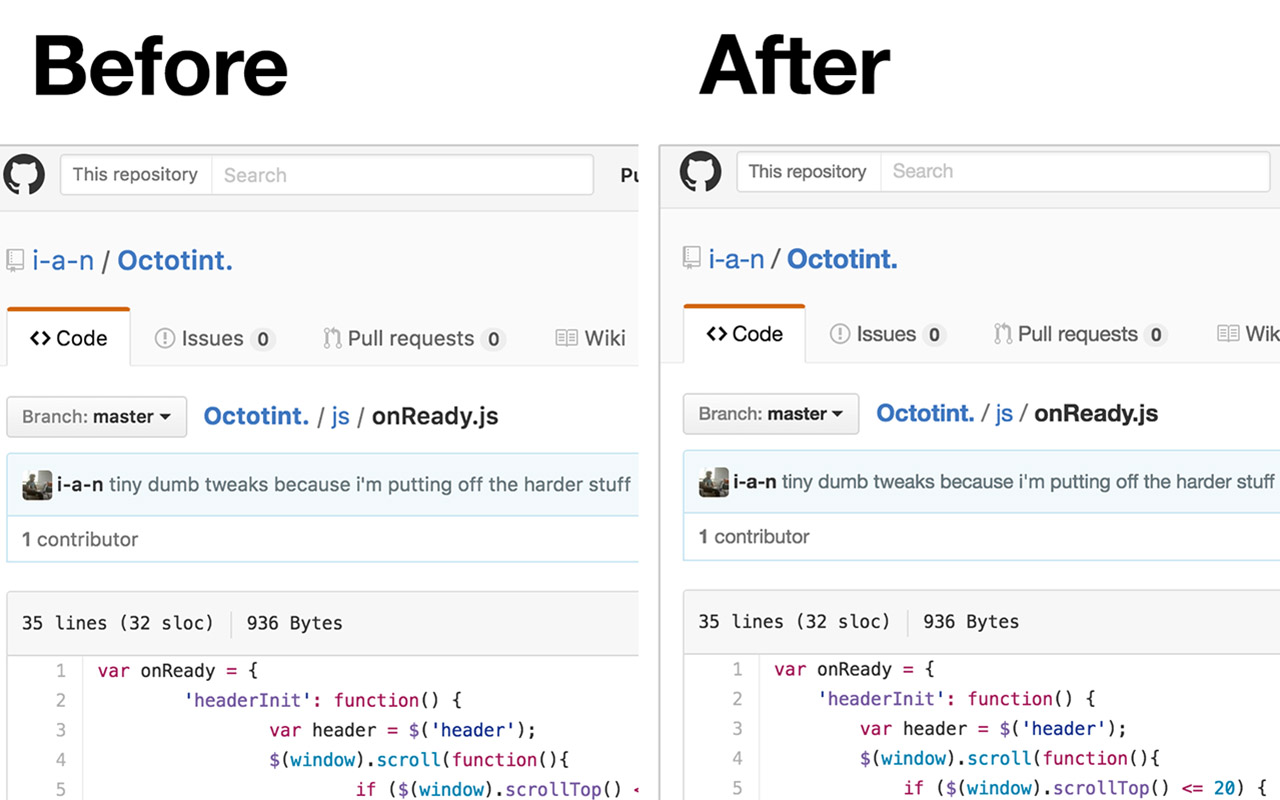 GitHub Style Override Preview image 1