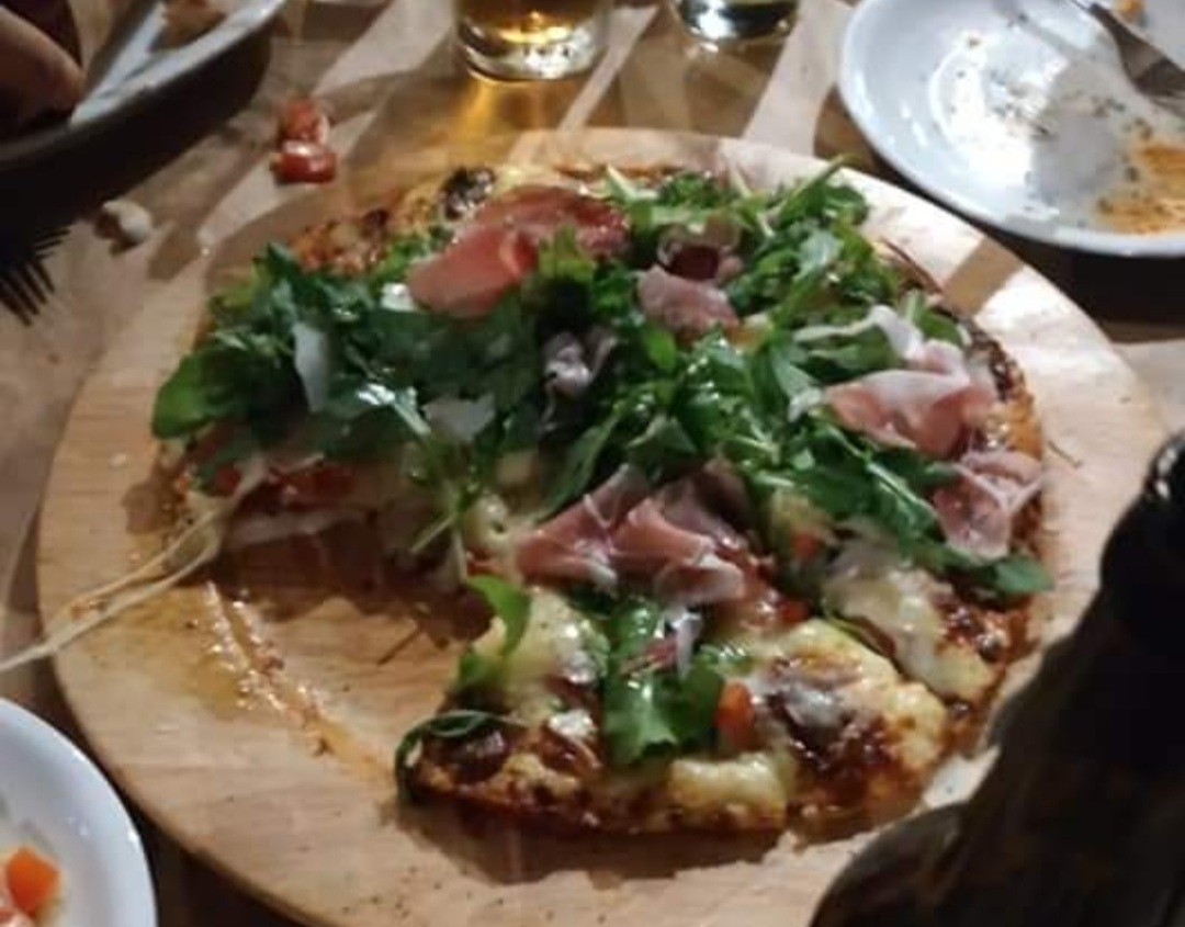 Gluten-Free Pizza at γελαστό κρεμμύδι