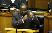 Finance minister Tito Mboweni at the medium-term budget policy statement in the National Assembly, Cape Town, on October 30 2019. 