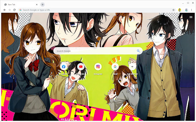 HoriMiya Wallpapers New Tab