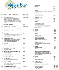 Mezze Bar menu 1