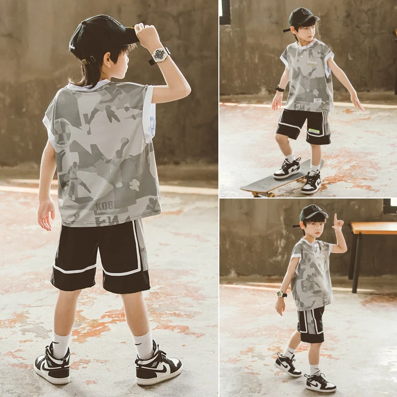 Boys Summer Vest Suit