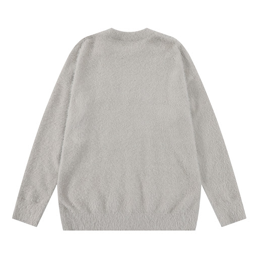 Title 12, Fleece-lined Thick Style Sweater Loose Casual L...