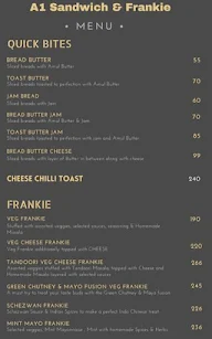 A1 Sandwich & Frankie menu 5