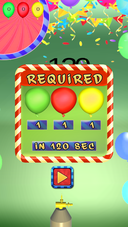 Android application Flying Balloon screenshort