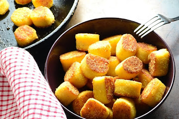 Potato Polenta Dumplings with Cheese