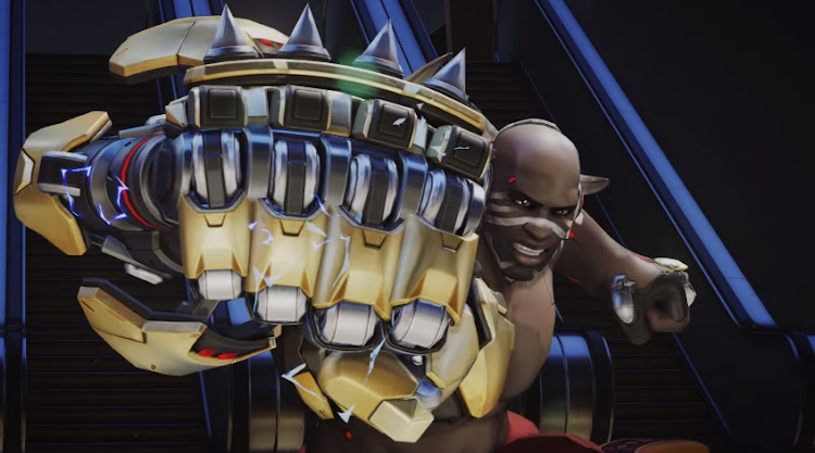 Doomfist, a kick-ass new character on Overwatch.