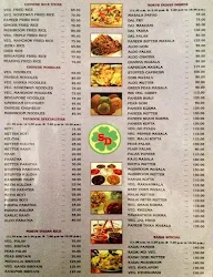 Sagar Delux menu 2