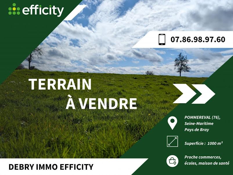 Vente terrain  1000 m² à Saint-Saëns (76680), 37 700 €