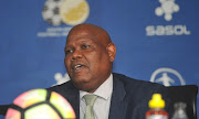 Gay Mokoena SAFA Vice President and Acting CEO during the 2019 SASOL League National Championship Draw on 21 November 2019 at SAFA House.