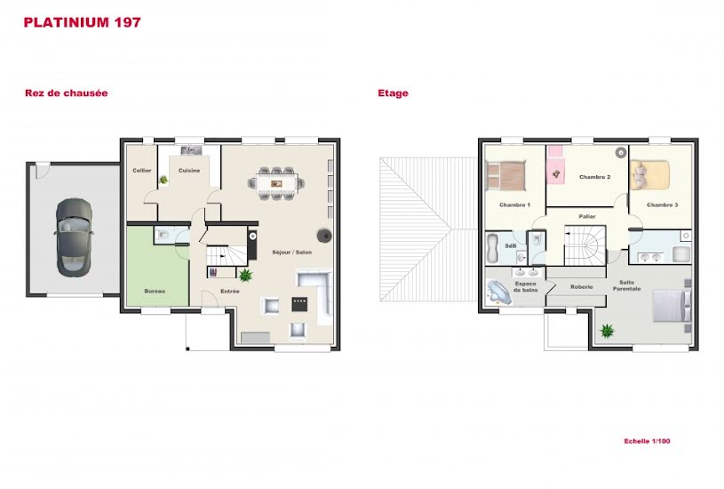  Vente Terrain + Maison - Terrain : 400m² - Maison : 197m² à Suresnes (92150) 