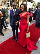 Finance Minister Malusi Gigaba and his wife Norma on the red carpet ahead of the state of the nation address in Cape Town on 16 February 2018.