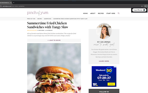 Foryoueats: Import Recipes