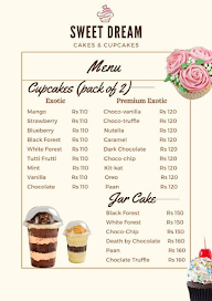 Sweet Dream Cakes & Cupcakes menu 1