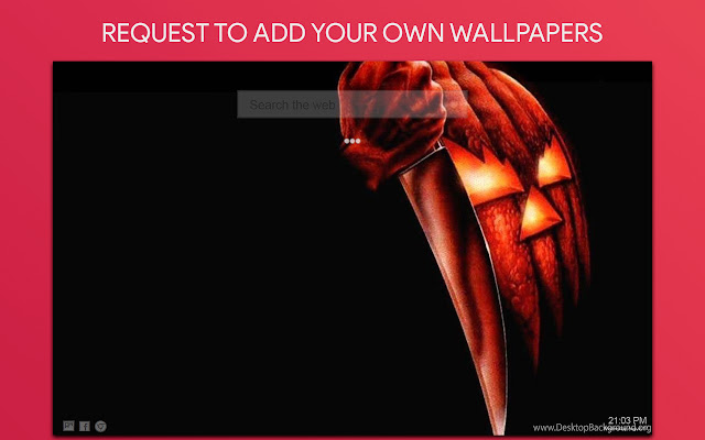 Horror Wallpaper HD Custom New Tab