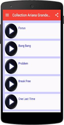 Collection Ariana Grande Song