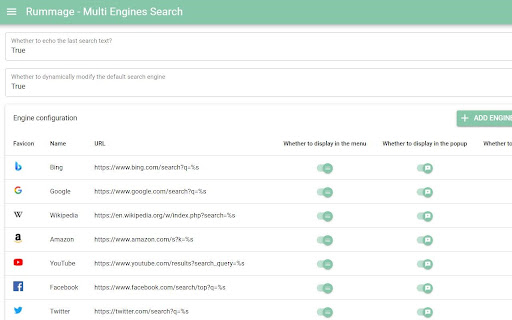 Rummage - Multi Engines Search