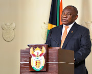 President Cyril Ramaphosa addressing the nation on Thursday, 23 April 2020.