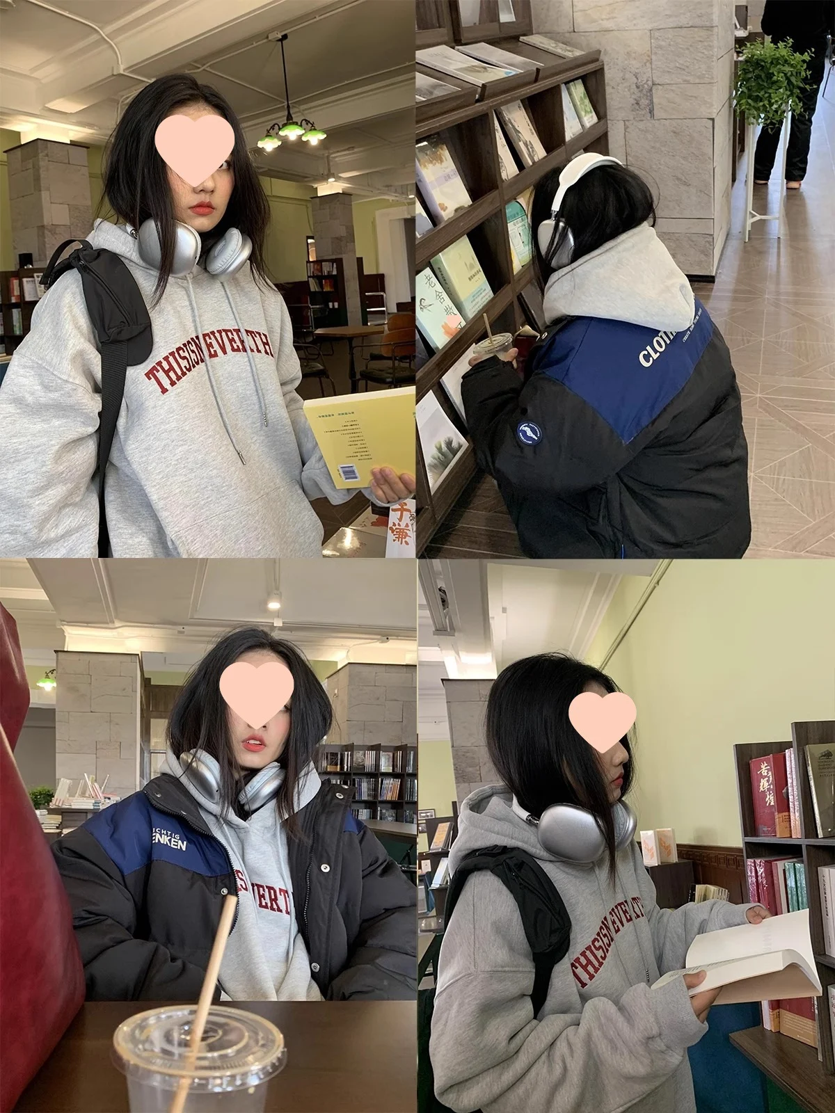 Moletom com capuz retrô feminino, com estampa de letras, fino e solto, ideal para um visual casual e estiloso no dia a dia.