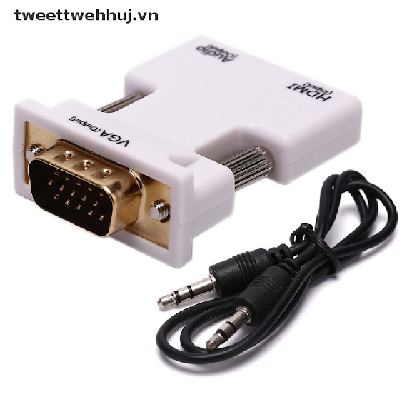 Đầu Chuyển Đổi Vga Sang Hdmi Full Hd 1080P Cho Máy Tính